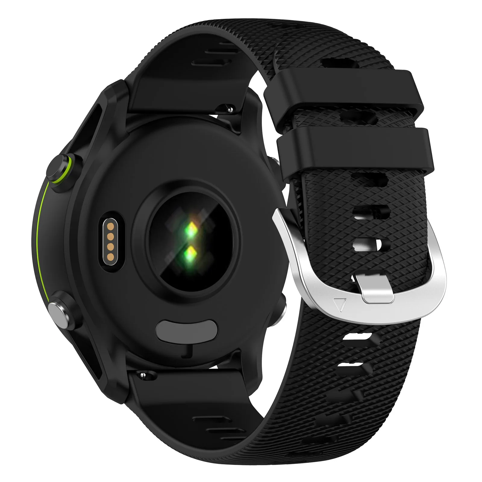 18mm 20mm 22mm Uhrenarmband für Garmin Vivoactive 6/5/4/Forerunner 255S 255 Original Silikonarmband Garmin Venu 3/3s/2/2s Band – Detail 2