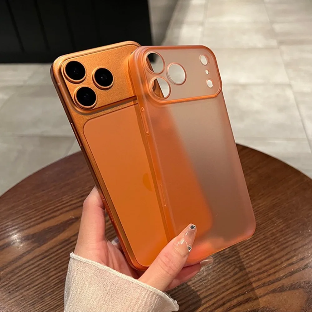 حافظة عصرية رفيعة للغاية غير لامعة لهاتف آيفون 15 16 17 برو ماكس اير 14 بلس 13 12 غطاء رقيق مقاوم للصدمات #4