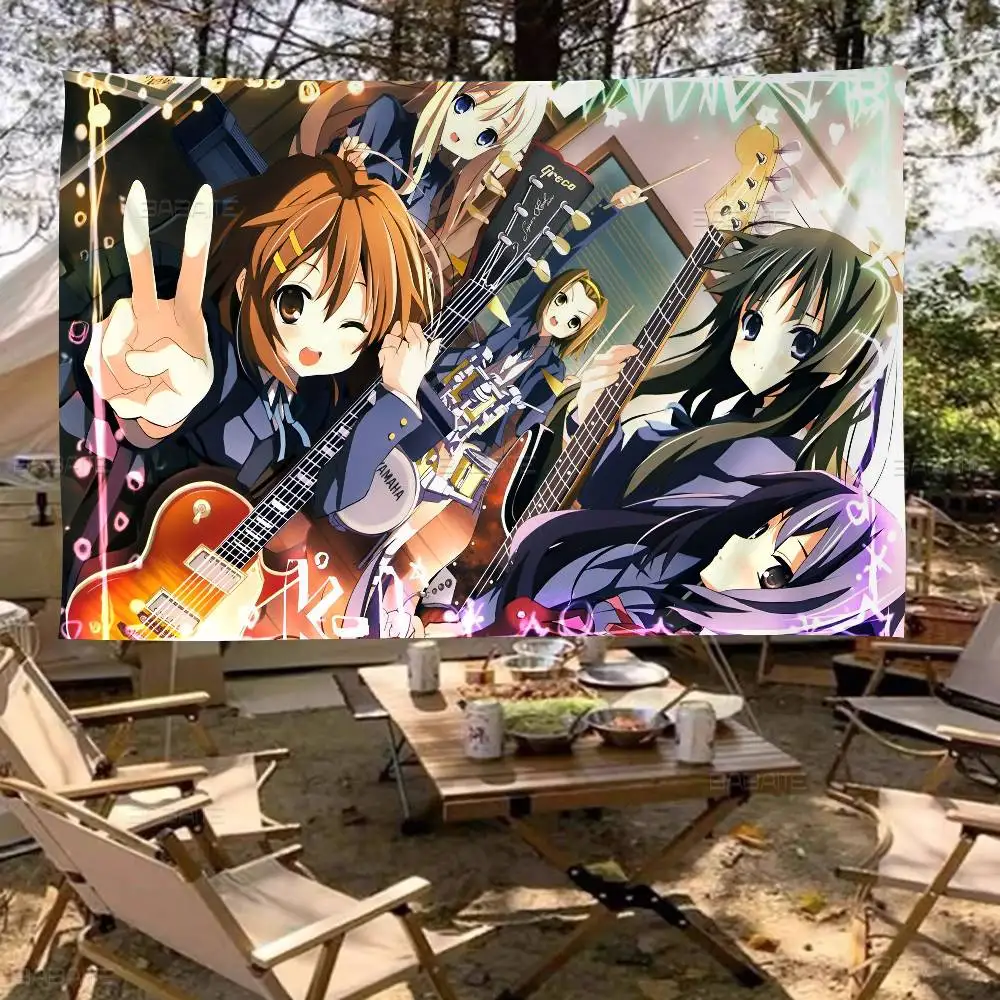 New K-ON! Anime Printed Large Flag Art Science Fiction Room Home Decor Decor Banner