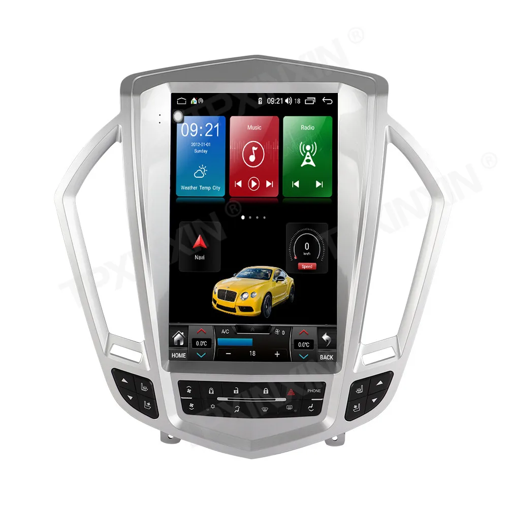 For Cadillac SRX 2009-2012 Carplay Android Car Stereo Radio Multimedia Player GPS Navigation Auto Audio Head Unit