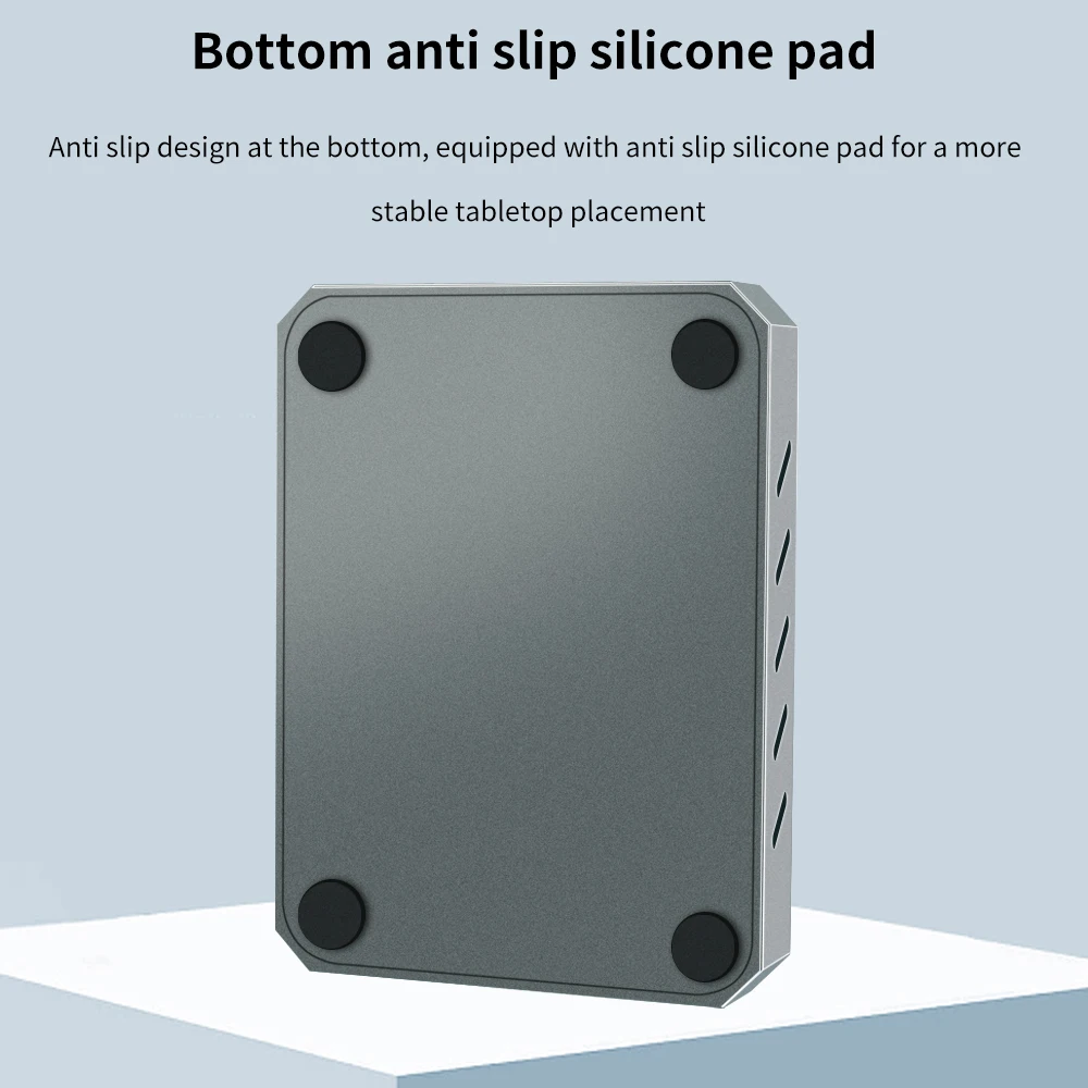 TISHRIC SSD Docking Station Support Protocol NVMe NGFF Dual Protocol Hard Drive Sleds Solid State Mobile Hard Disk Enclosure