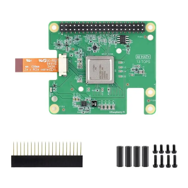 For Raspberry Pi AI HAT Forraspberry Pi 5 AI HAT 13Tops Model Optional Quickly Build A Wide Range Ofai-Powered Applications