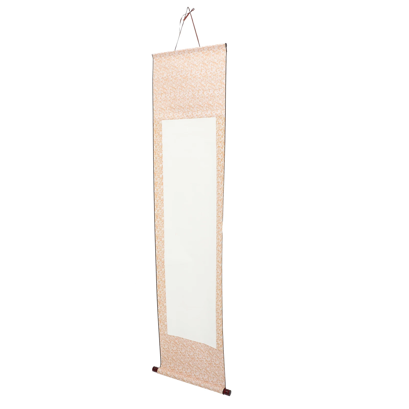 

Blank Xuan Paper for Calligraphy Office Practicing Yellow Vertical Scroll Storage Box Painting Supply Wall Scroll