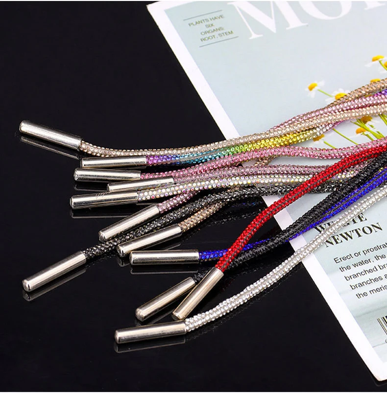 10 Stück Strass-Röhrenkordel, Glitzerkordel, Taschen-, Schuh- und Kostümdekoration, DIY-Bastelarbeiten, Kristall-Strass-Röhrenkordel, Geschenkzubehör – Detail 1