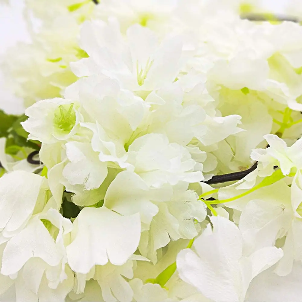 180 cm 135 Köpfe künstliche Kirschblüten-Blumenrebe, hängende Blumengirlande für Hochzeit, Party, Heimdekoration, japanisches Kawaii-Dekor – Detail 9
