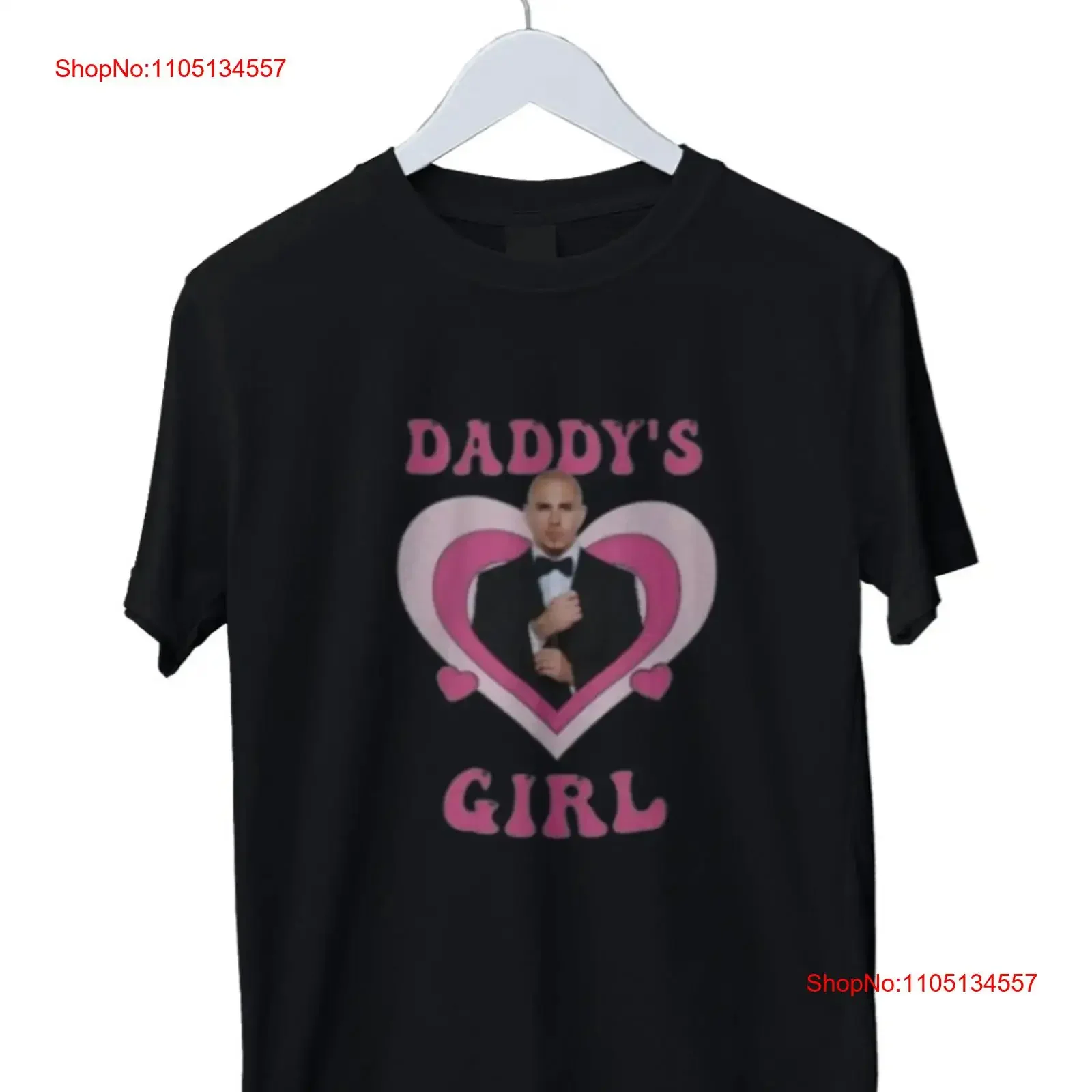 تي شيرت رجالي أساسي من Daddy's Girl Pitbull Mr Worldwide S M L XL 2 3 4 ملابس كلاسيكية مغسولة ناعمة مصممة على الموضة #1