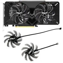 NEW GA91S2U FDC10H12S9-C Palit GTX 1660 Super GPU Fan,For PALIT RTX 2070、2060 DUAL、GTX 1660、1660 Ti DUAL Video card cooling fan