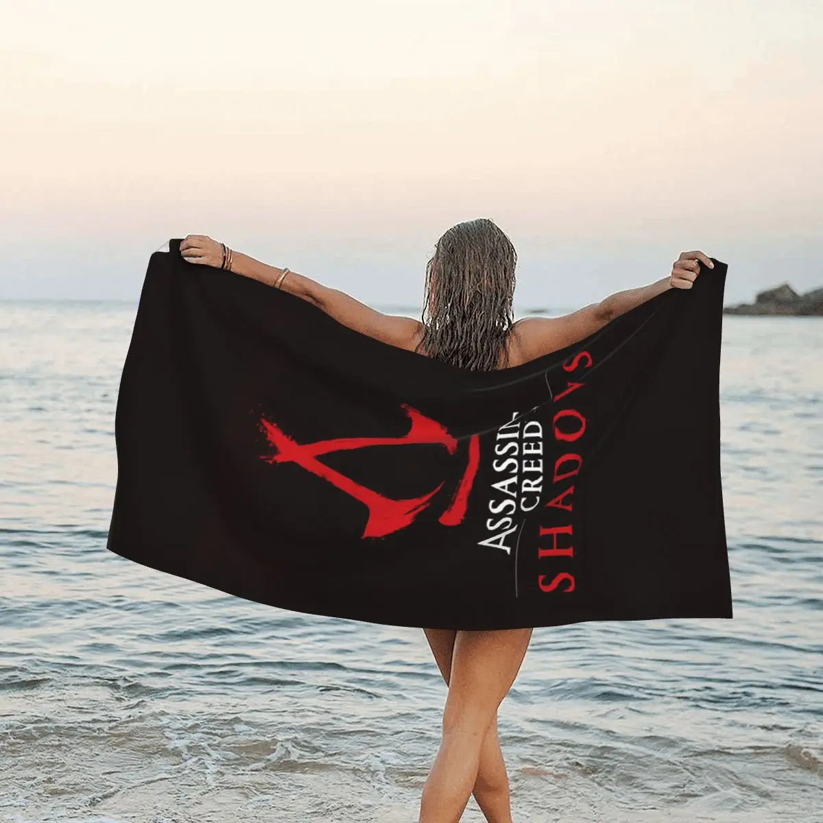 

Assassins Creed RGB Action Adventure Gaming Beach Towel Soft Microfiber Quick Dry Absorbent Quick Towels For Bath