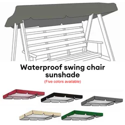 Multi-color Outdoor Swing Chair Awning Garden Waterproof Swing Canopy Roof Cover Outdoor Swing Chair Hammock Canopy Roof Shade