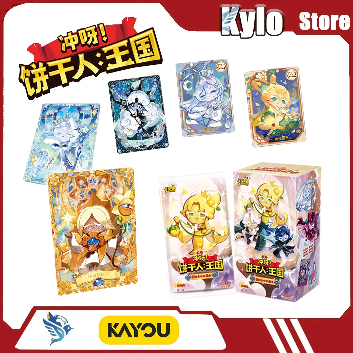 

Коллекционные карточки KAYOU Jump The Brave Heart из серии Cookie Man Kingdom Crispy Pack, официальные лицензионные товары