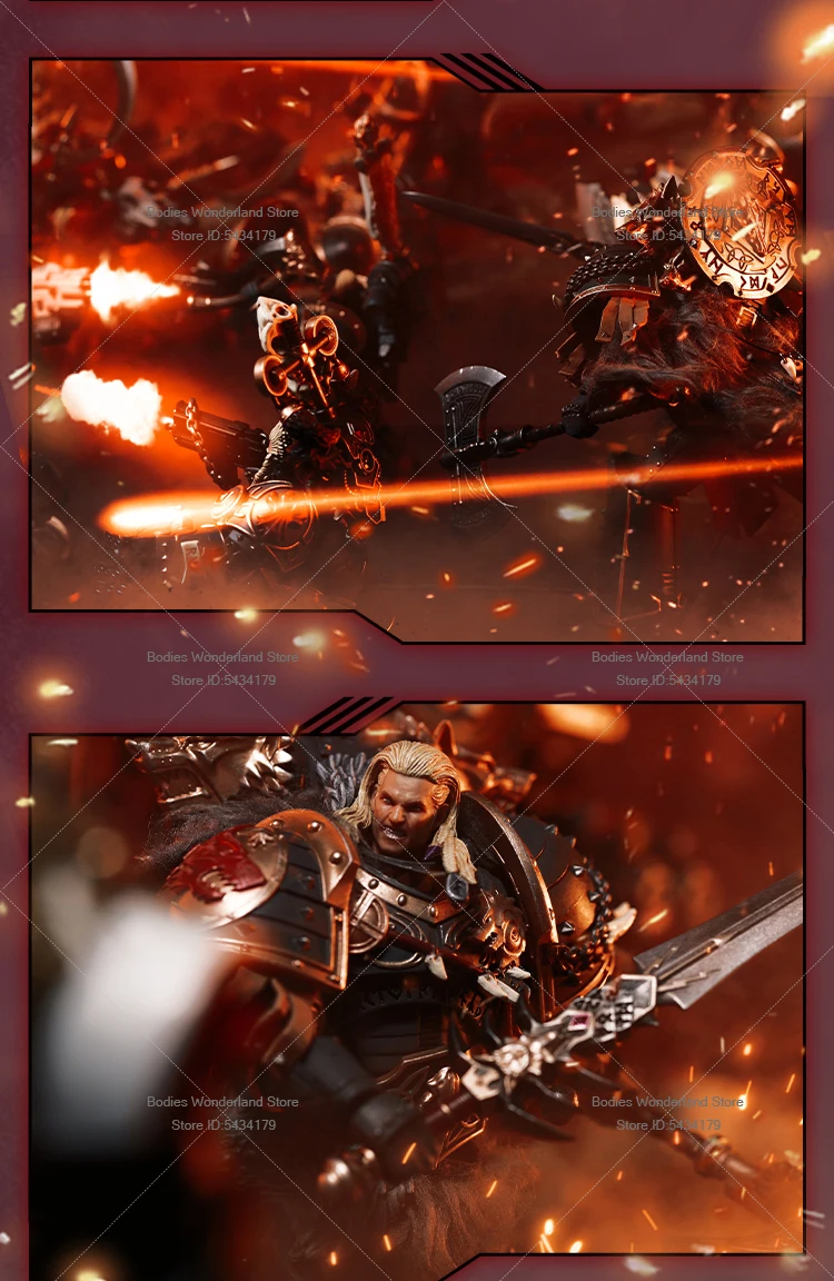 Cape en peluche Leman Russ, échelle 1/18, loups spatiaux, modèle de la Légion de la primaarque de VI, vêtements pour figurine d'action de 18cm, corps de poupée ﻿