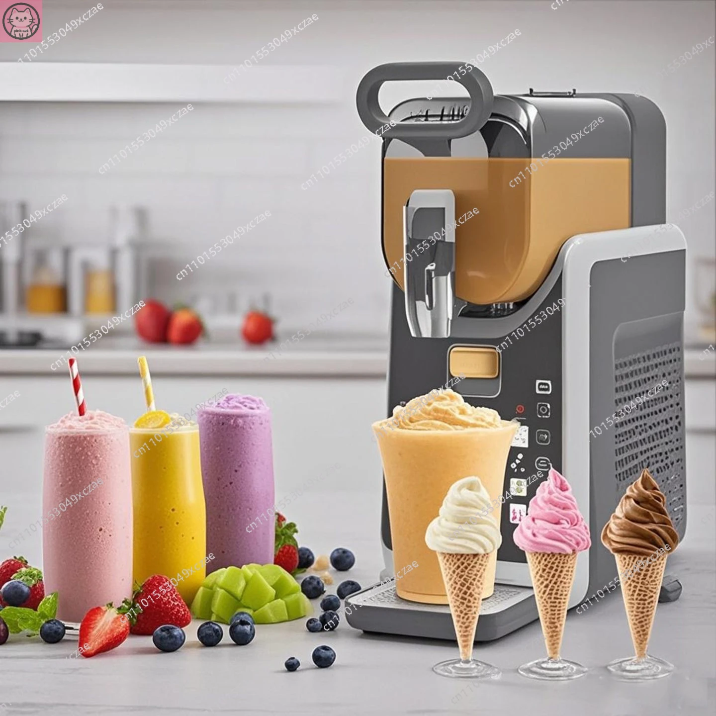 

New multi-function, snow melting machine, ice cream machine, small household, cold drink slushing machine, smoothie machine