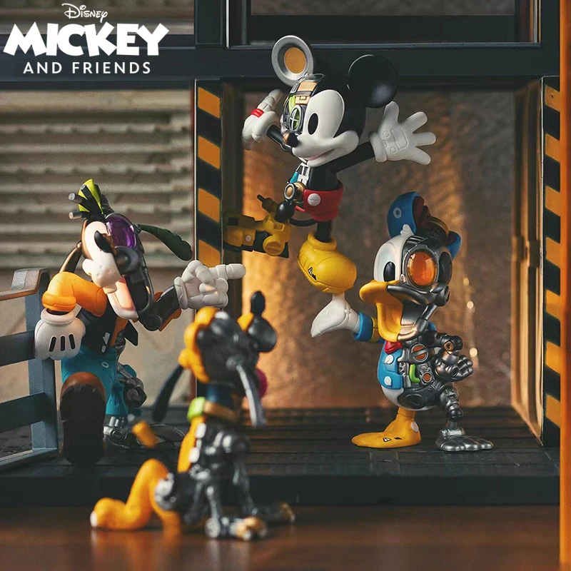 

Disney Mickey And Friends Semi-Mechanical Dolls Action Figure Girls' Toys Cute Ornaments Gifts
