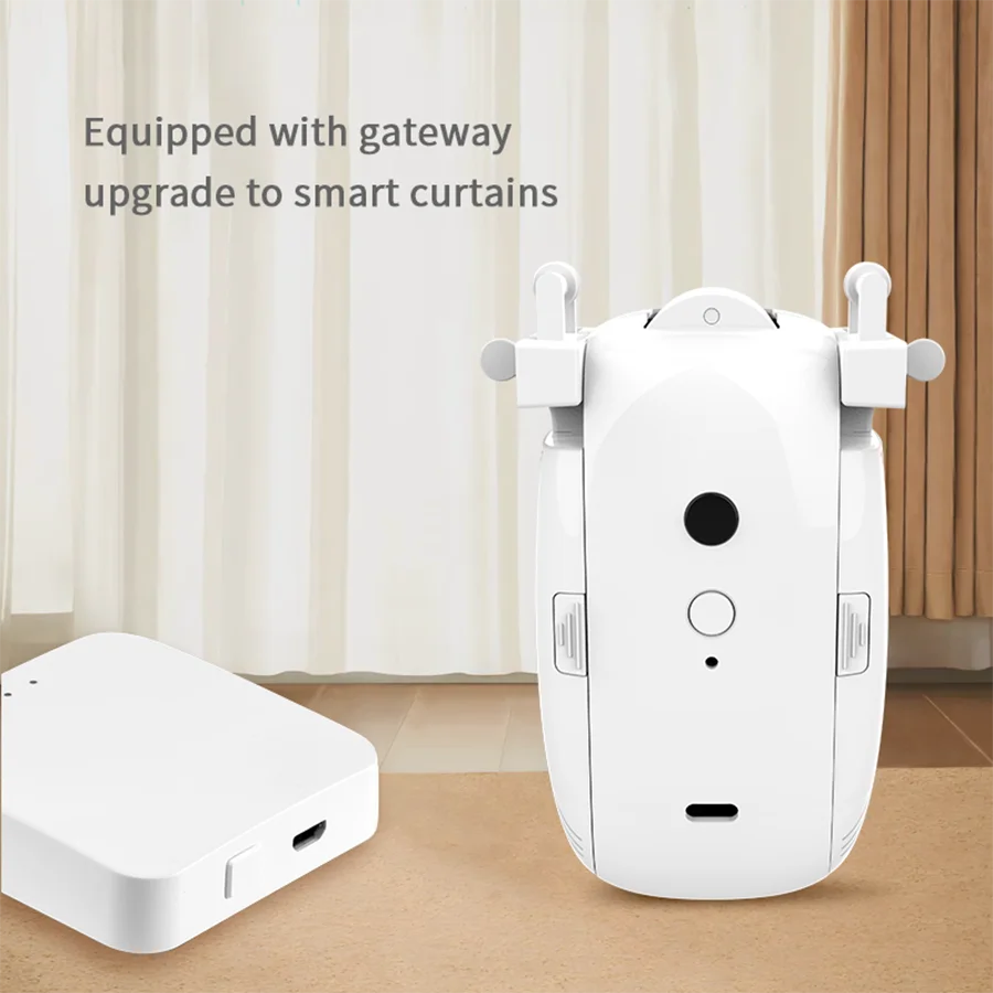 Zigbee T U I Track Roman Rod Smart Curtain Motor Electric Automatic Curtain Robot APP Voice Control Alexa Google Home Alice