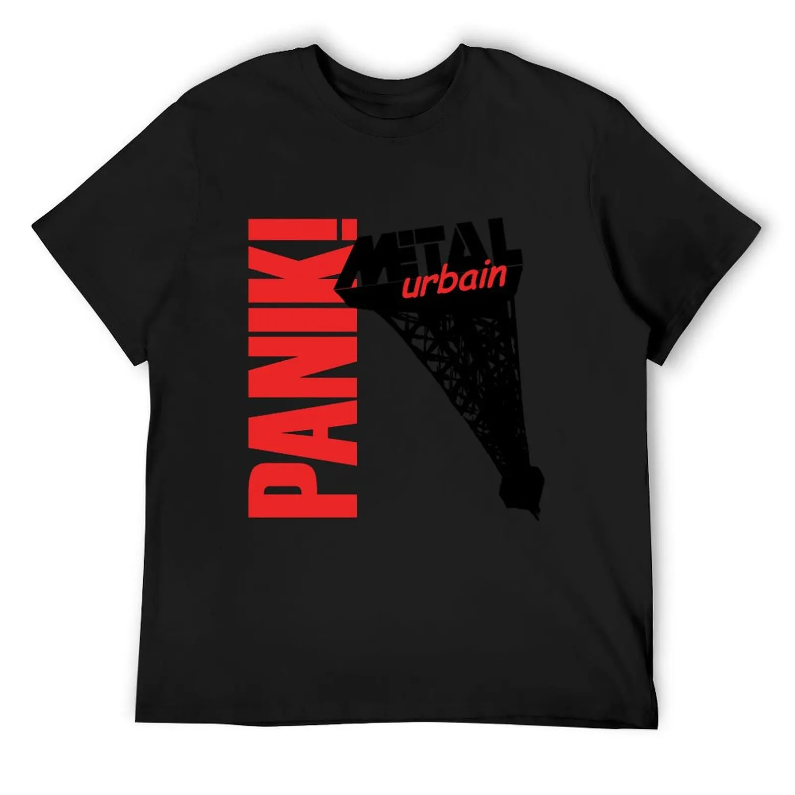 Metal Urbain Panik T-Shirt animal prinfor boys graphic t shirts cotton graphic tees anime stuff slim fit t shirts for men