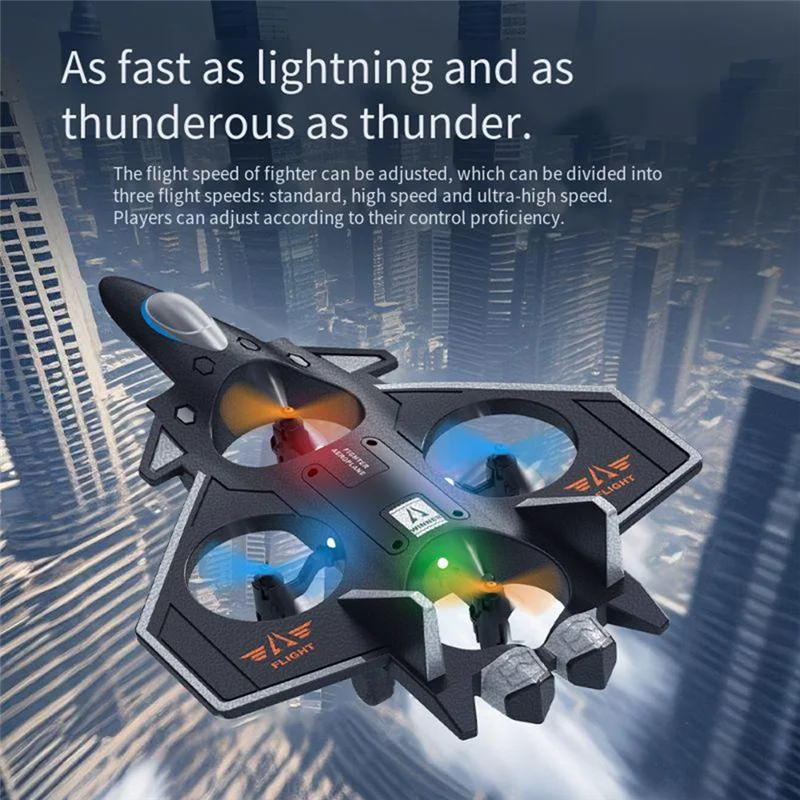 A49K-Remote Control Aircraft 2.4G Remote Control Fighter Amateur Glider EPP Foam  Remote Control Drone Kids Gift