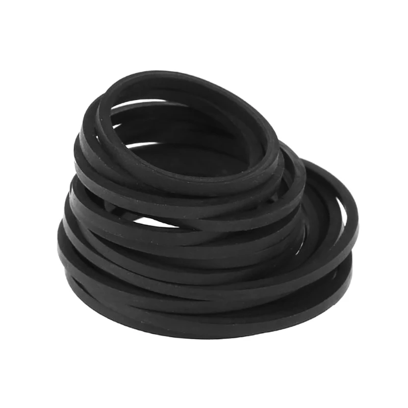 Упаковка из 50 прочных резиновых ремней для DVD, 30–135 мм, кассетных, смешанных квадратных ремней для дисководов, кассетных