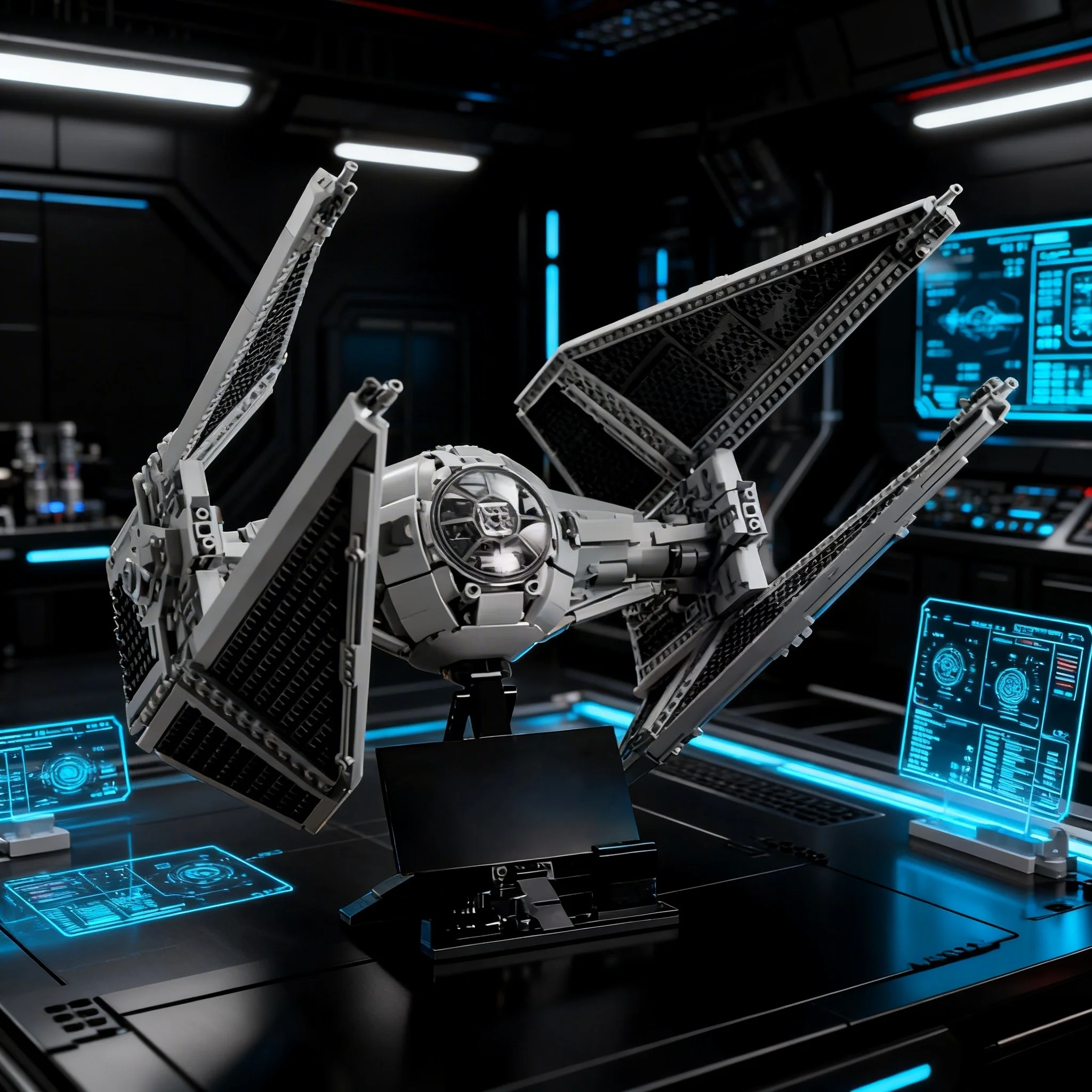

Новая коллекционная модель-конструктор Tie Interceptor: мини-фигурка пилота Tie, креативный набор для демонстрации, подарок, украшение