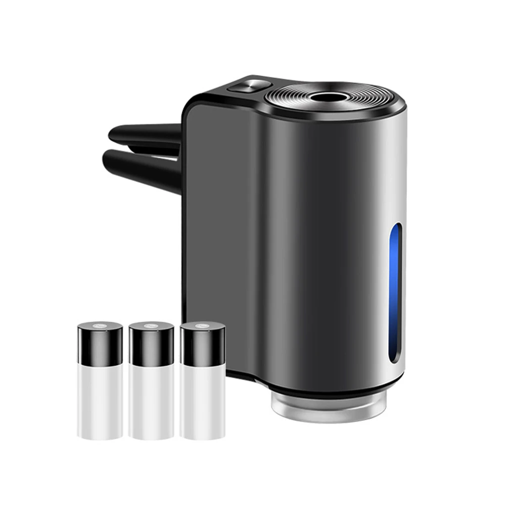Smart Car Air Freshener with 3 Essential Oil Electric Aroma Diffuser Car Air Vent Humidifier for Removing Odors Car Accessory