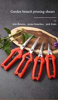 Stainless Steel Pruning Shears Sharp Branch Scissors Non Slip Handle Garden Fruit Tree Trimming Tools