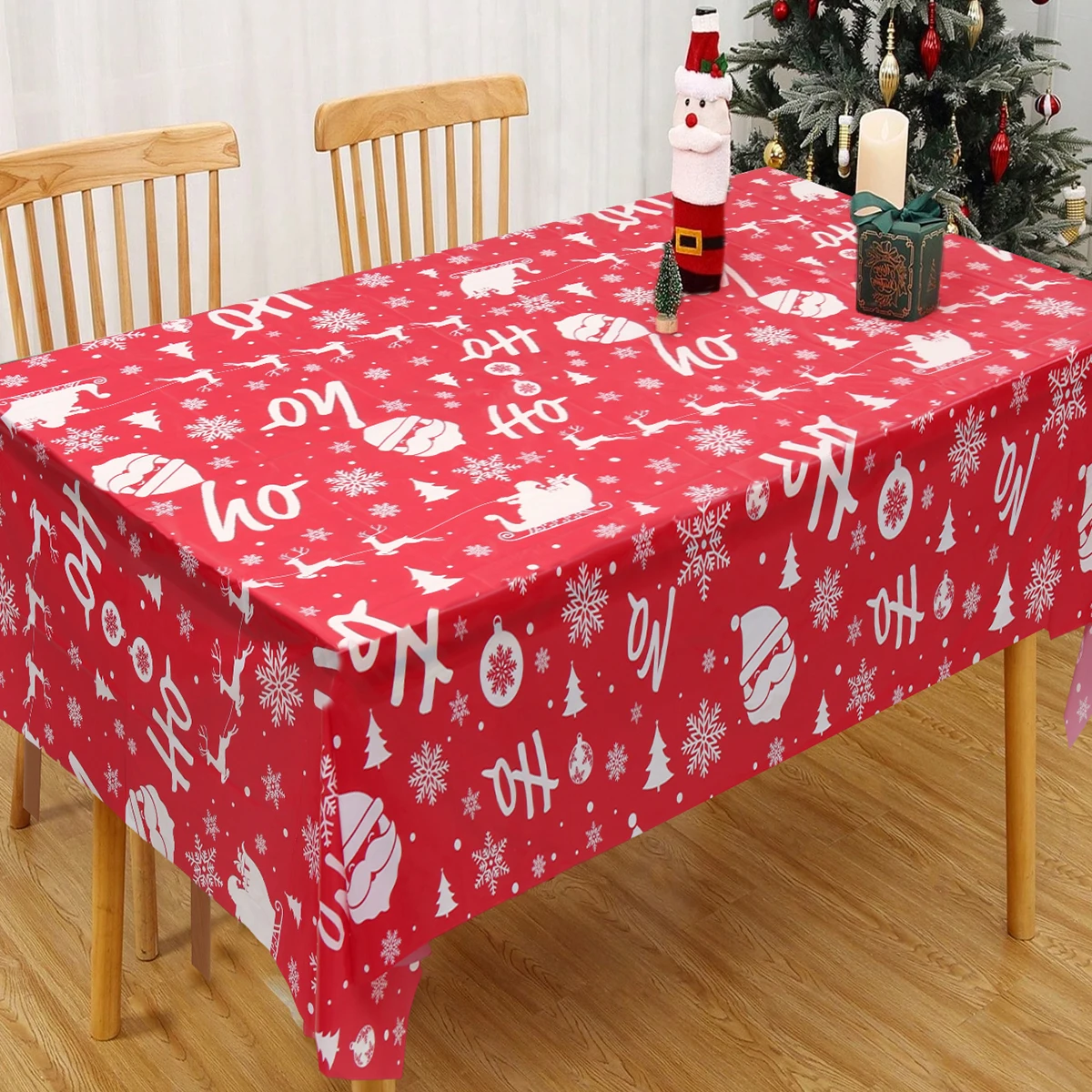 Christmas Snowman Tablecloth Merry Christmas Decoration for Home 2024 Tablecloth Xmas Ornaments Navidad Natal New Year Gift 2025 image 6