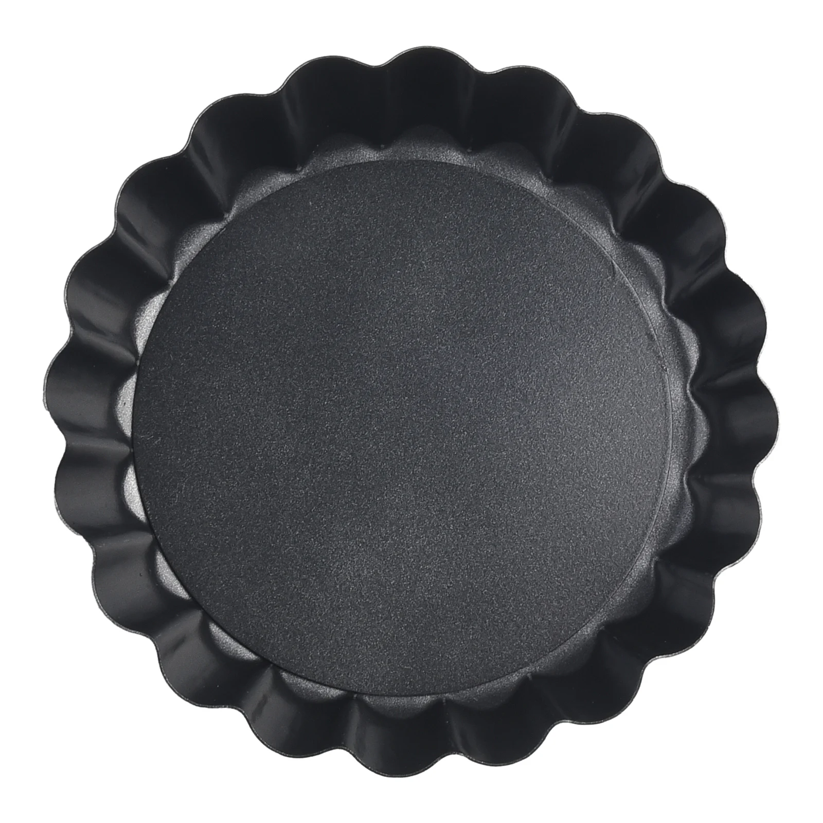 6pcs 4 Inch Cake Pans Baking Mold Non Stick Removable Bottom Mini Tart Pans Set Carbon Steel Tart Tins Cases Kitchen Tools