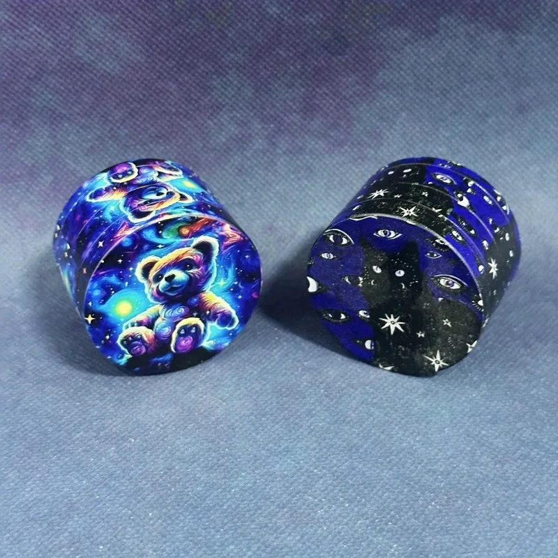 2 بوصة مطحنة الأعشاب التوابل دليل كسارة معدنية مدقة الفلفل هاون مطحنة الملح القاطع 4-Layers طاحونة أدوات التدخين اكسسوارات #1