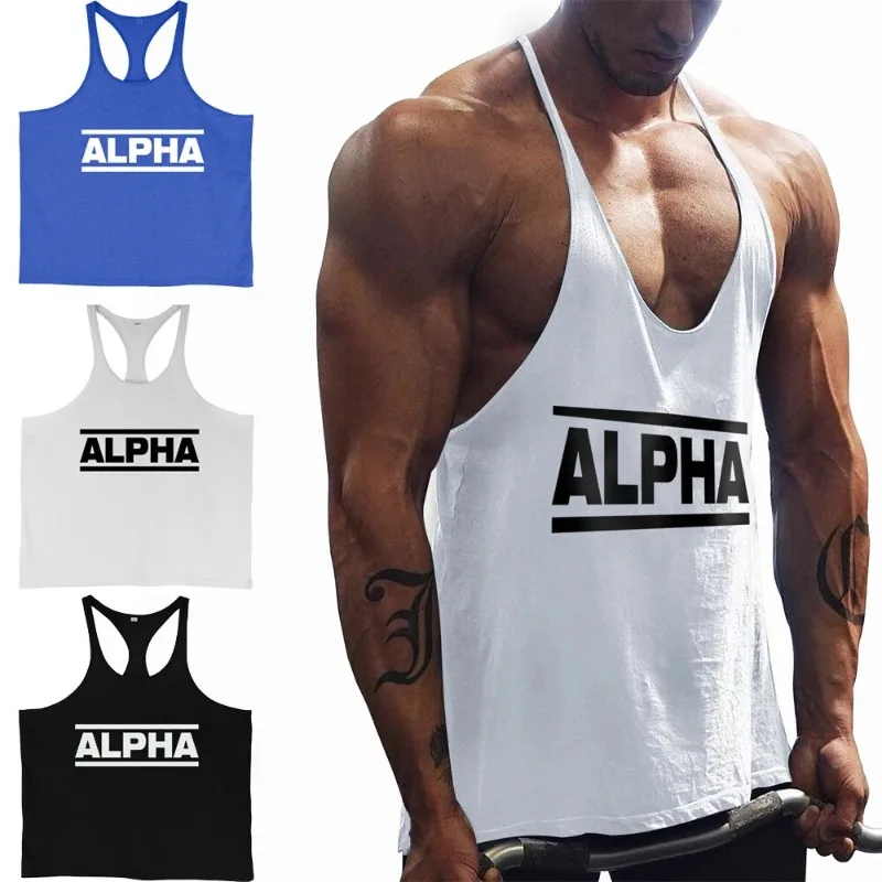 

Fast Shipping Men's Gym New Men's Bodybuilding Vest Fitness Vest Sports Fitness Competition Outdoor Vest
