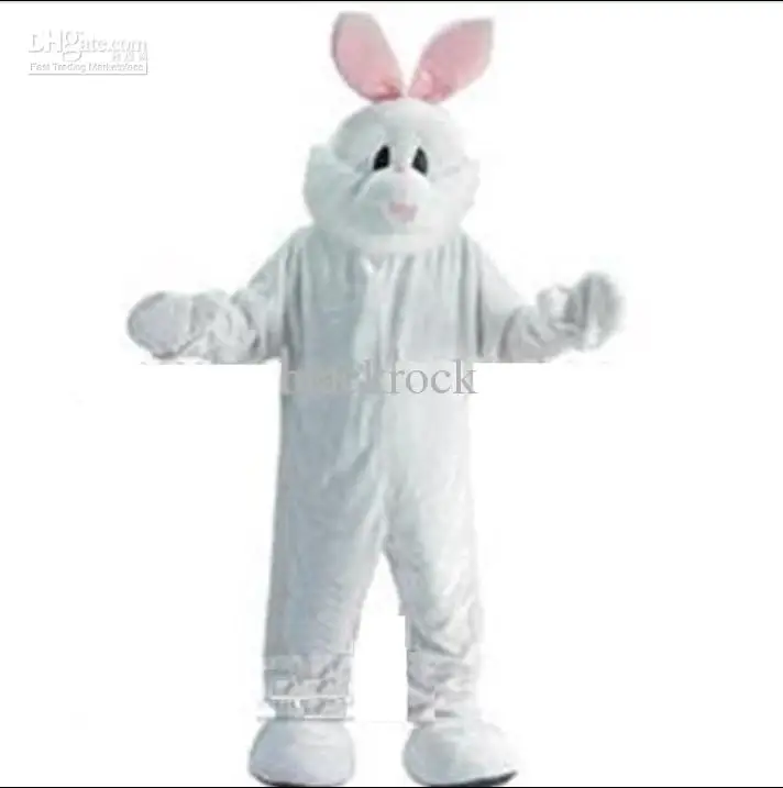 Nieuwe Volwassen Hot Sale Foam Easter Bunny Cartoon Mascotte Kostuum Pluche Kerst Fancy Dress Halloween Mascotte Kostuum