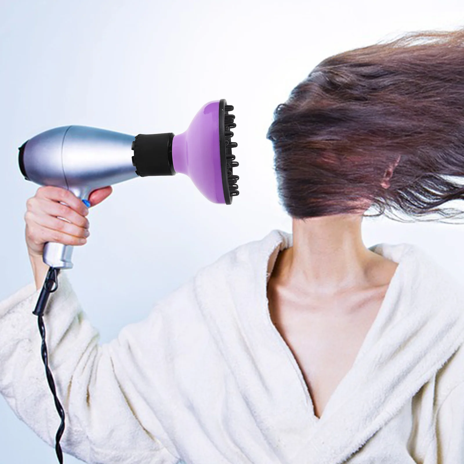 

Universal Hair Diffuser Attachment for Faster Even Drying High Temperature Resistant Styling Tool Compatible with Multiple Hair