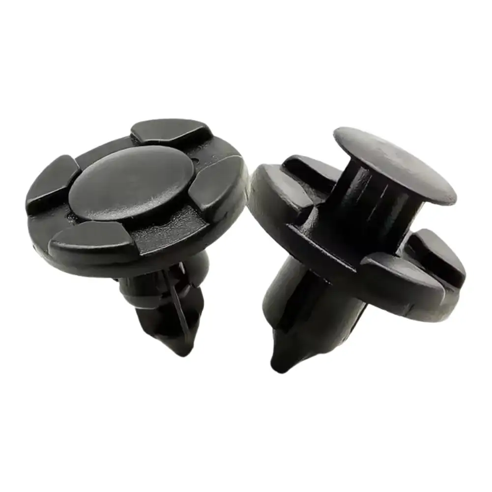 

1pcs 8mm Diameter 8mm Black Vehicle Car Bumper Door Panel Fender Liner Clips Retainer Plastic Auto Fasteners Rivets Clips