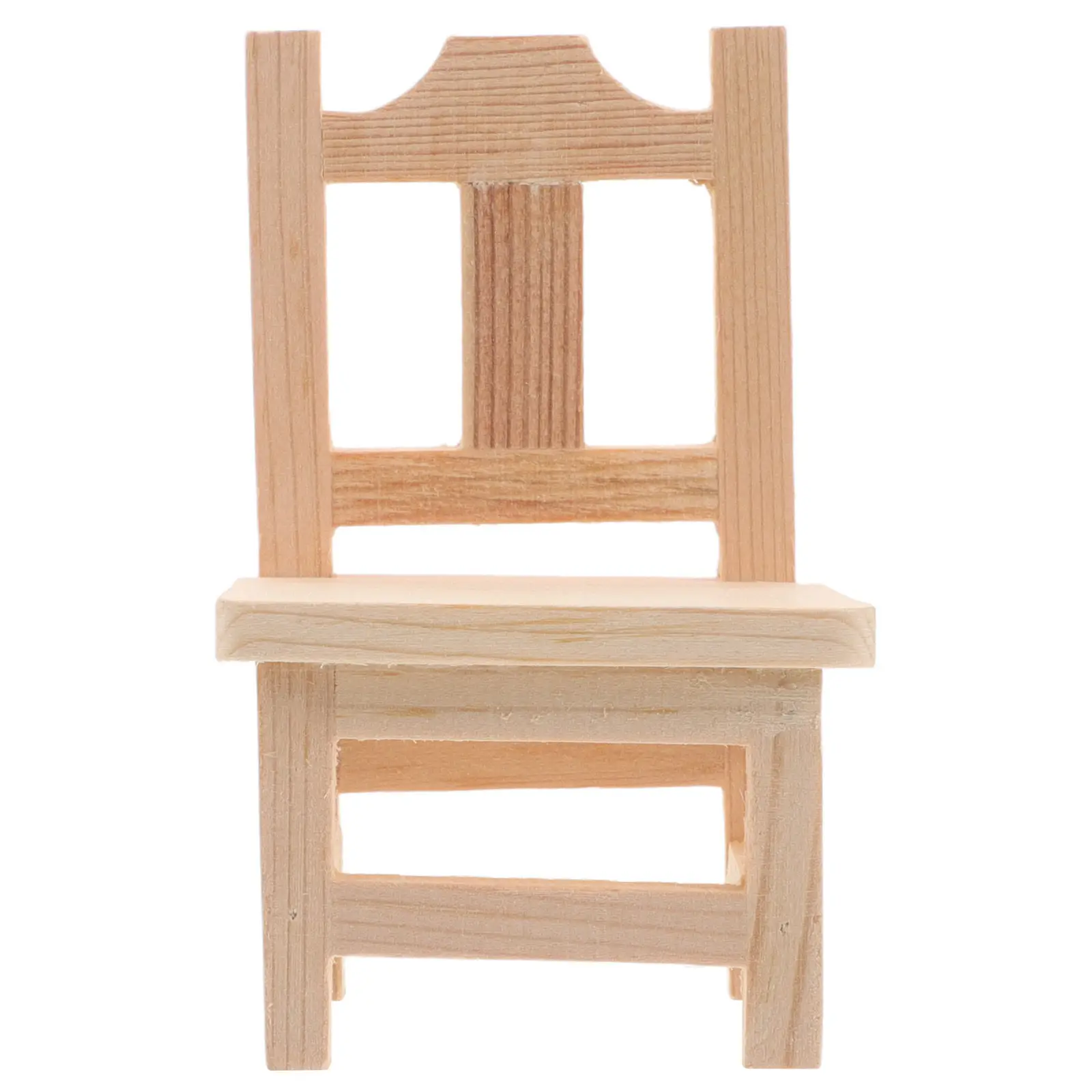 

Миниатюрный деревянный табурет уникального дизайна для кукольного домика, кухни, гостиной, декоративная мебель для рукоделия