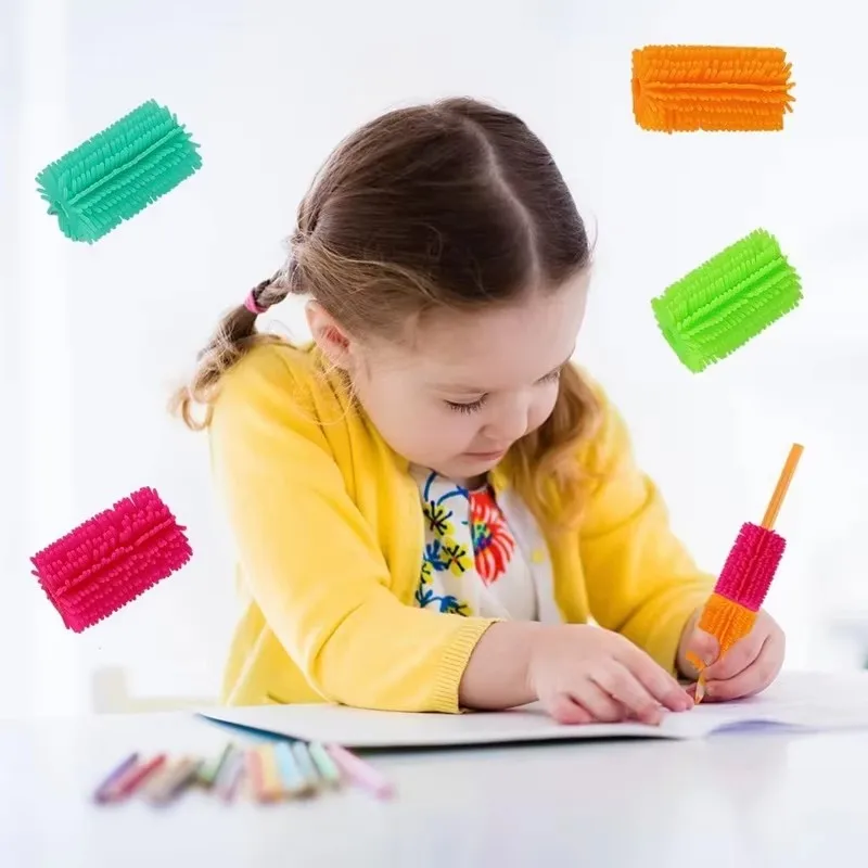 5/10PCS TPR Pen Grip Practise  Aid Writing Gripper Posture Correction Device for Kid Hand Writing Pencil Pen Holder squeeze Toy