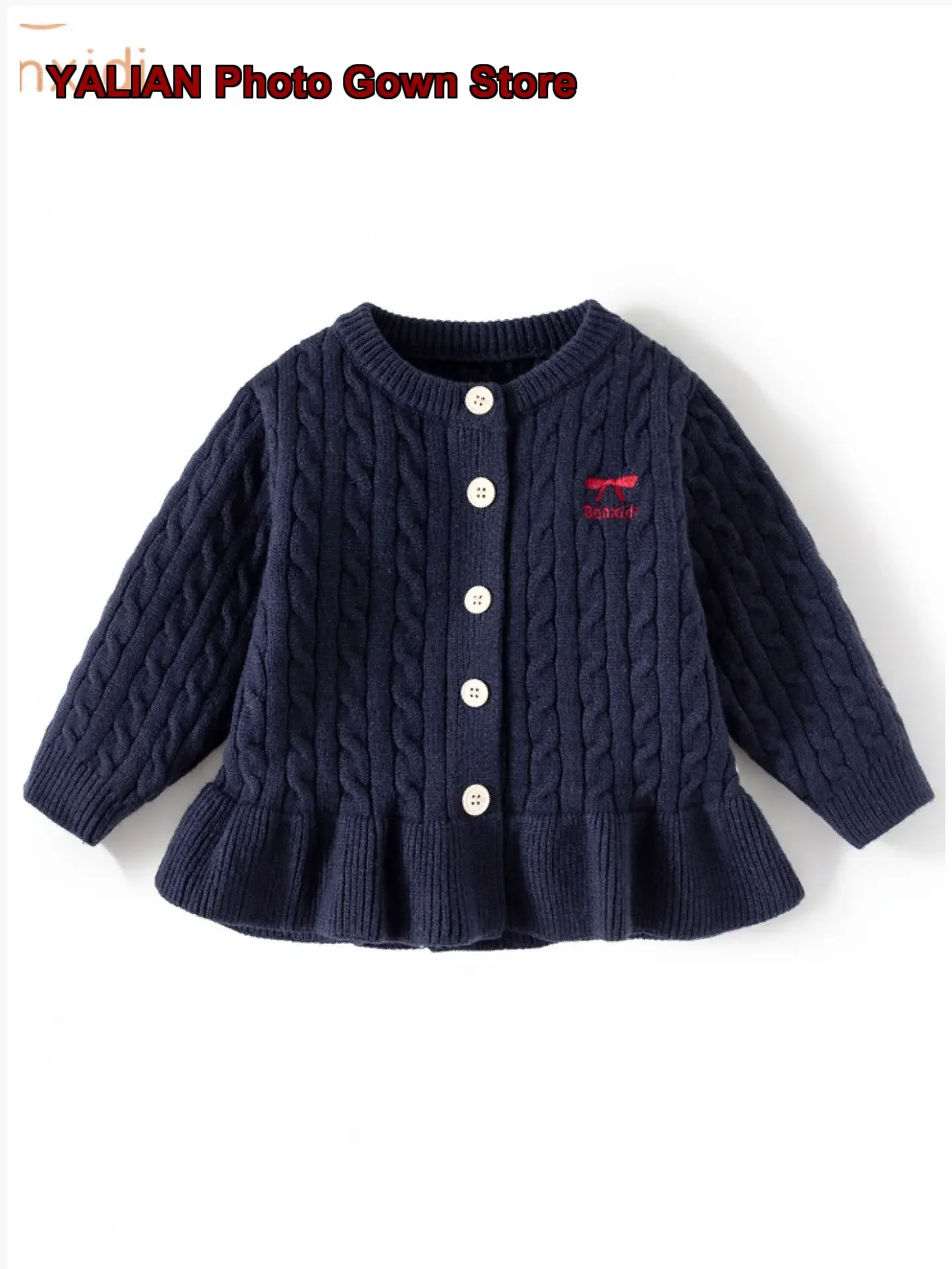 Girls Autumn Jacket Baby Spring Autumn Knit Cardigan Stylish Outerwear Kids