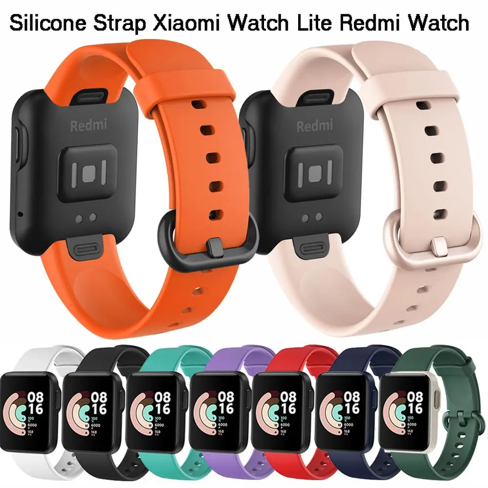 Silicone Strap For Xiaomi Mi Watch Lite Correa Smart Watch Sport Bracelet Replacement Watch Band for Redmi Watch Wristband