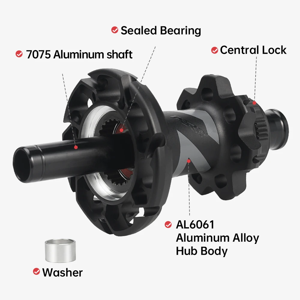 سبيكة دراجة اكسسوارات نوع رئيس الكربون تكلم دراجة محاور مركز قفل 21/21H اسئلة DT 36t / 54t الطريق القرص محاور الدراجة محاور #4