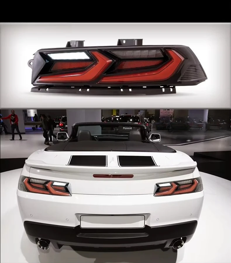 

VLAND Factory Tail Light High Quality Front Car Lamp Sequential Turn Signals for Chevrolet camaro Taillight 2014-2015
