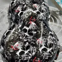 Película de impresión por transferencia de agua, película hidrográfica de calavera de 0,5 M de ancho WDF1496