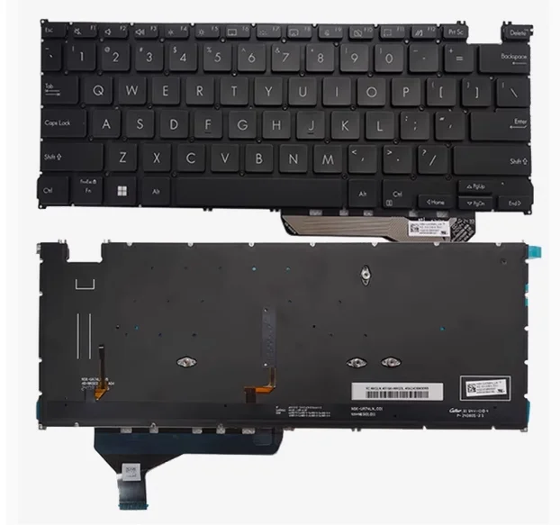 

1 шт., новая клавиатура для ноутбука с подсветкой в США для ASUS UX3402Z UX3402V UM3402 S13 X13 UM5302T UM5302LA UM5302TA