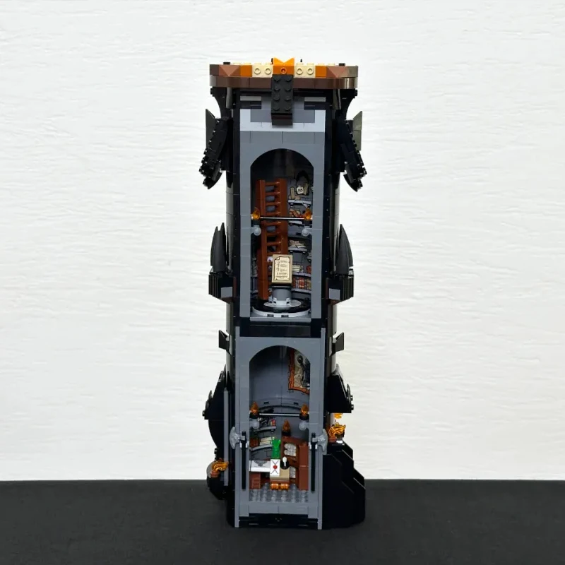 Bloques de Construcción de Torre Oscura Negra, Más de 5400 Piezas, Anillos Mágicos, Juguetes de Ladrillos, Adornos para el Hogar, Modelo para Adultos y Niños, Regalos para Fiestas