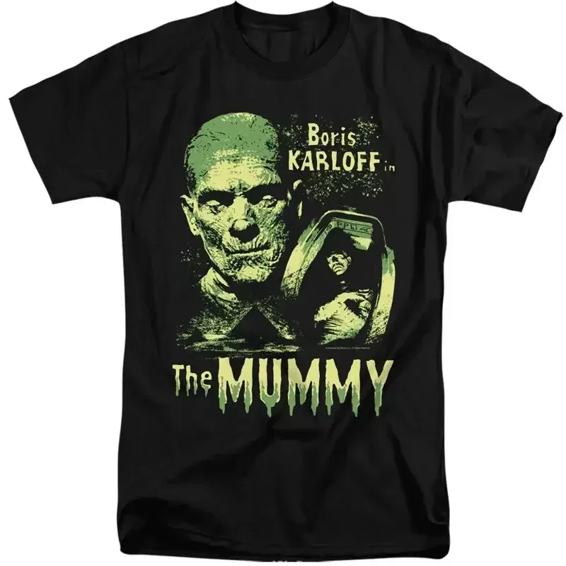 The Mummy Tall T Shirt Boris Karloff Black