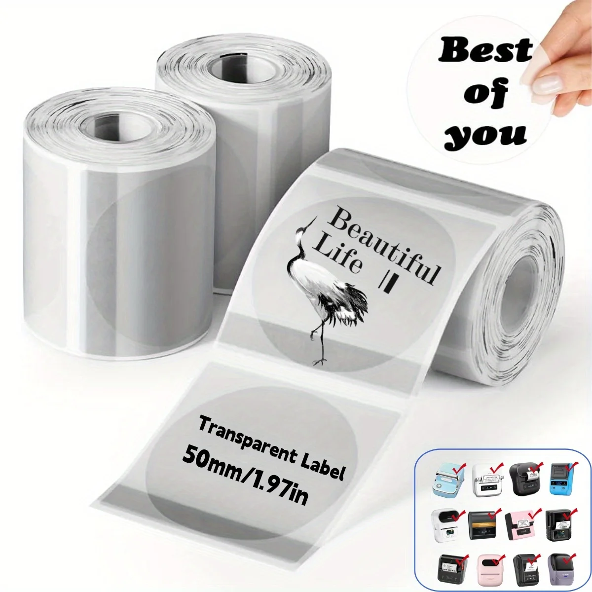 Transparent Round/S…