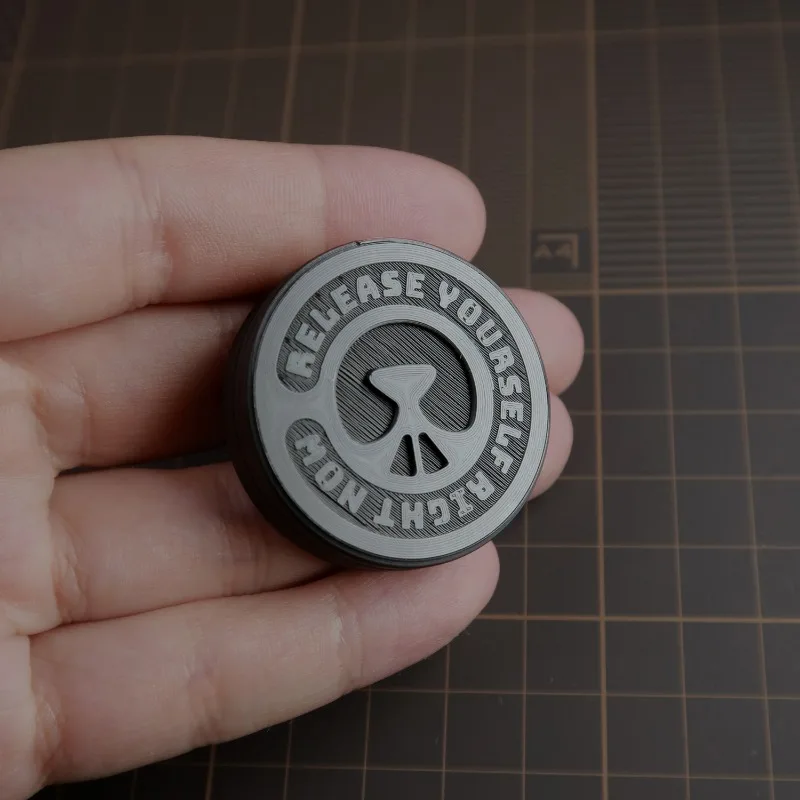 마그네틱 푸시 코인 햅틱 코인 푸시 카드 푸시 플레이트 슬라이더 EDC 스트레스 감소 장난감 미니 Fidget Anti-Stress Sensory 완화