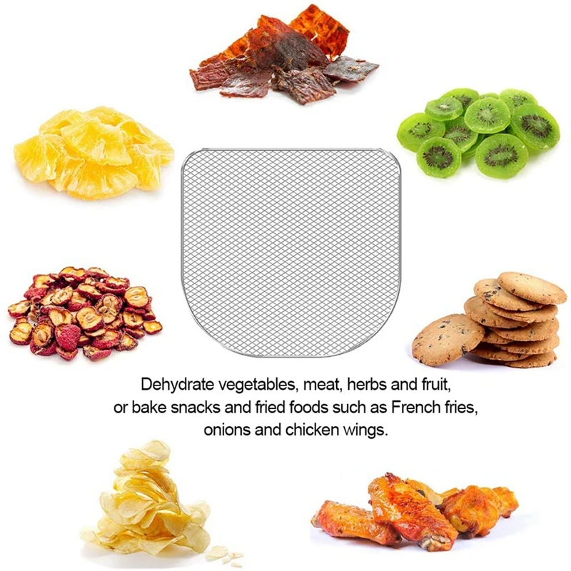 Dehydrator Rack For Air Fryer Oven,6 Quart Air Fryer Accessories,Dehydrated Fruit And Meat,Air Rack,Dehydration Tray 3Pc