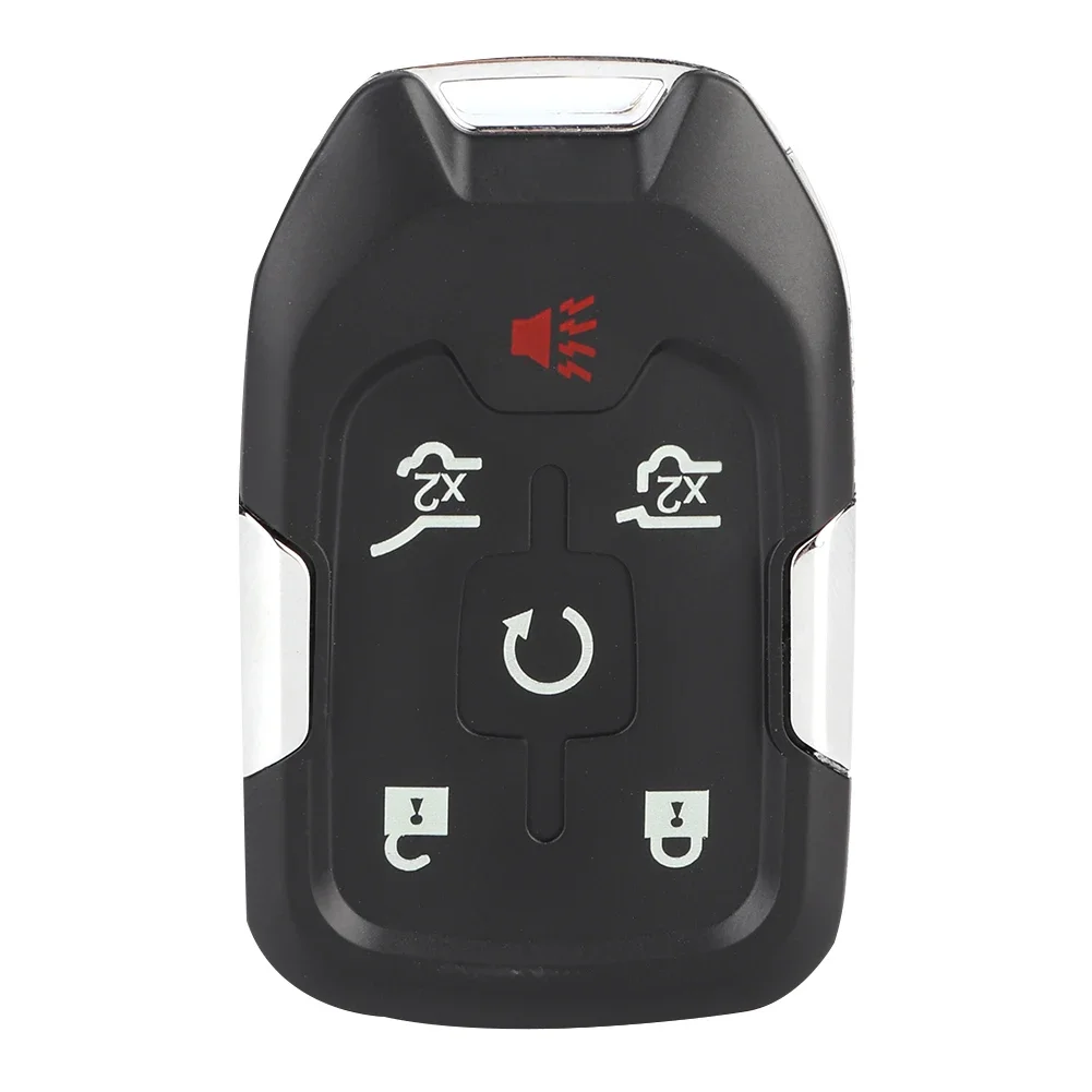 6 Knop Auto Remote Flip Key Fob Shell Case Geschikt Voor Chevrolet Suburbane Tahoe Yukon Xl 13580802