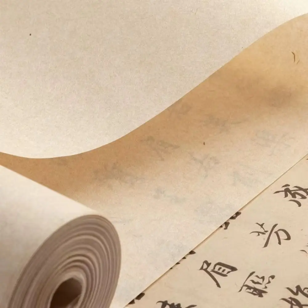 10pcs Thickened Rice Paper Brush Writing Raw Chinese Calligraphy Paper Ink Wash Painting Bamboo Fiber Xuan Paper