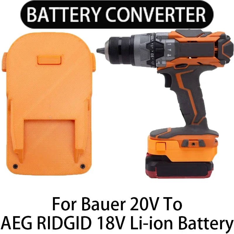 

Battery Adapter/Converter for AEG RIDGID 18V Li-Ion tools to Bauer 20V Li-Ion Battery Adapter Power Tool Accessories