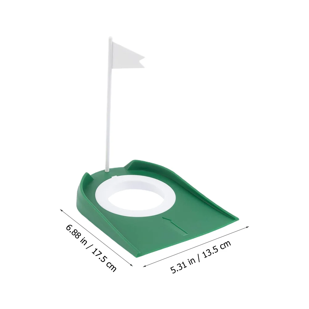 2 قطعة كوب ممارسة وضع قسط البلاستيك المحمولة ثقب تدريب الغولف للاستخدام الداخلي والخارجي وضع ثقب تدريب الغولف المعونة #2