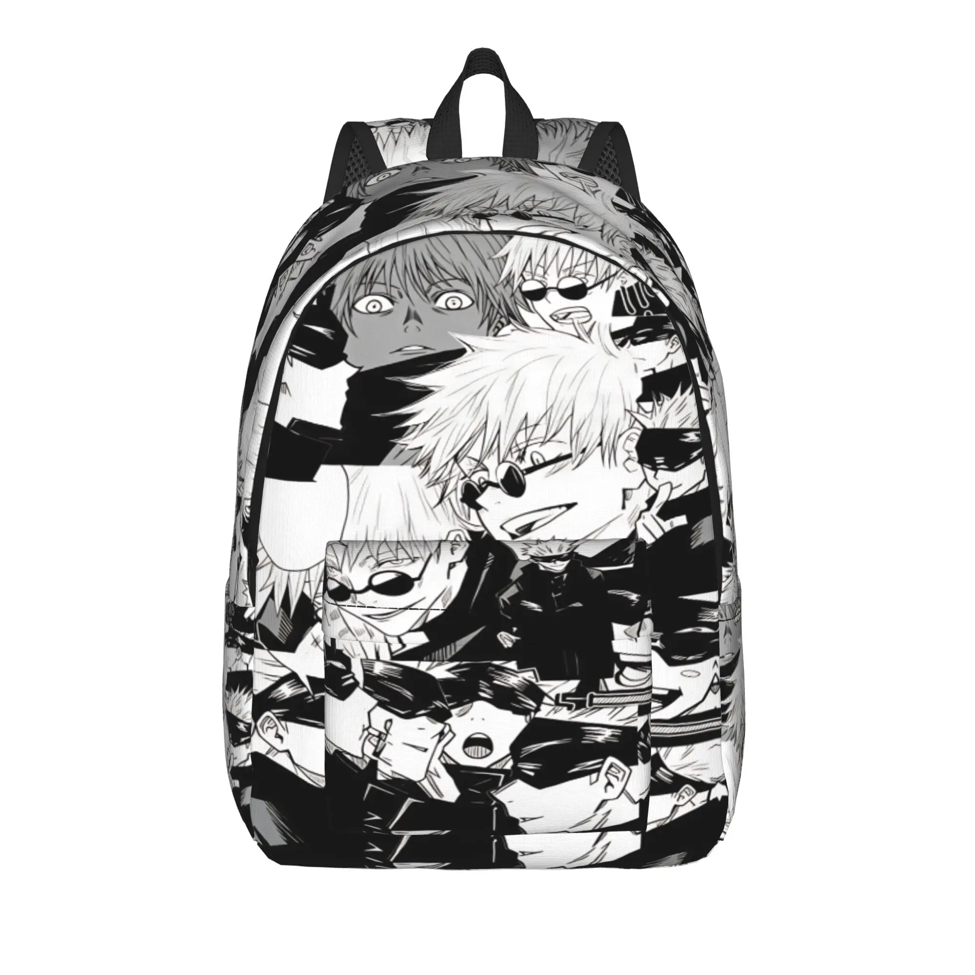 Anime Satoru Gojo Backpack  Girl Polyester Sport Backpacks Big Streetwear School Bags Rucksack