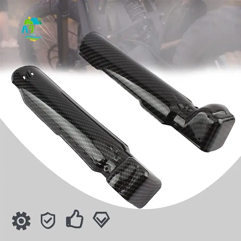

A09E-Front Fork Guards Cover Shock Protection For Sur Ron Surron Light Bee S/X X160/X260 Dirt Bike ,Carbon Fiber Pattern